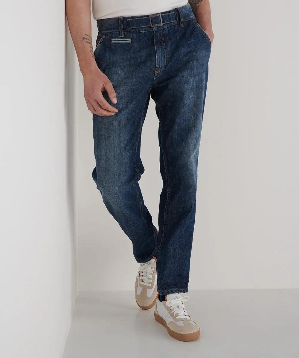 Jeans with inside belt - Luís Figo