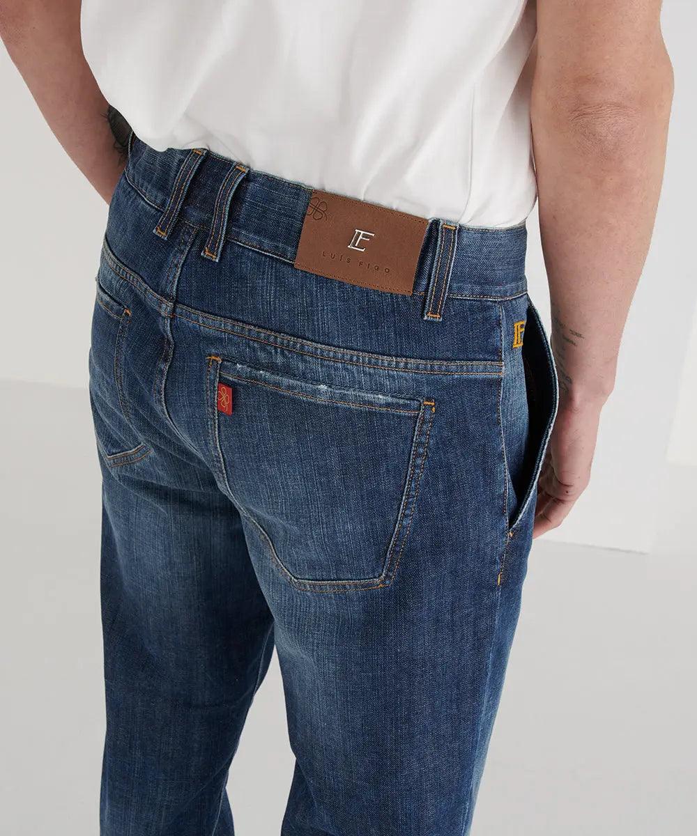 Jeans with inside belt - Luís Figo