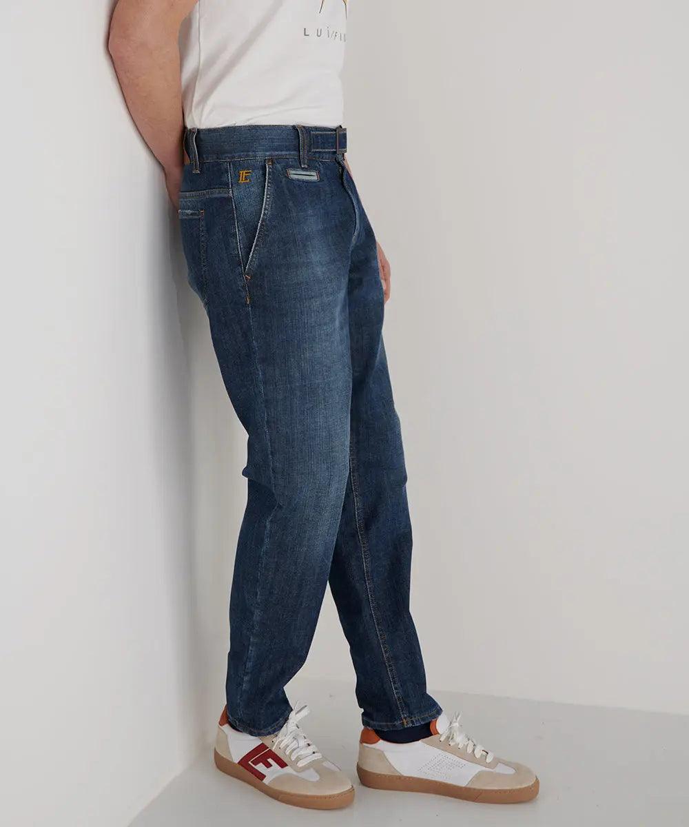 Jeans with inside belt - Luís Figo