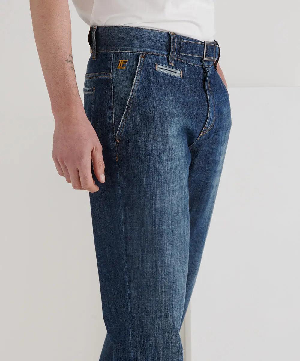 Jeans with inside belt - Luís Figo