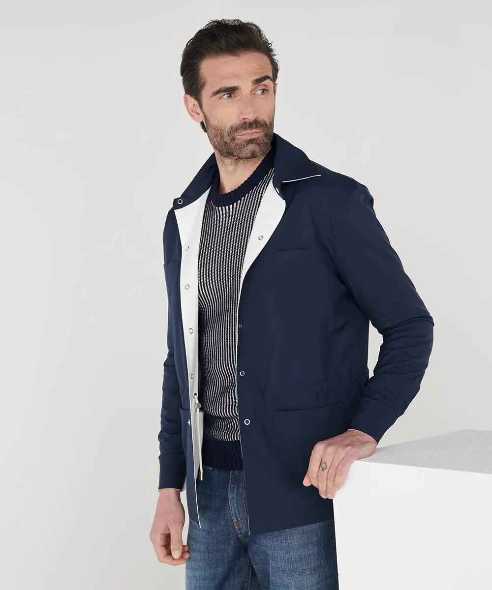 Reversible jacket blu - Luís Figo